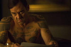 Marton Csokas (Teddy) has played among many other roles that of Elvenlord Celeborn in LORD OF THE RINGS