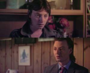 Damon Younger in a double role